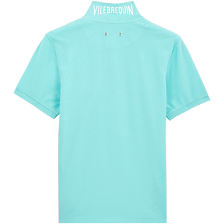 Men Others Solid - Men Cotton pique Polo Shirt Solid, Lagoon back Men Others Solid - Men Cotton pique Polo Shirt Solid, Lagoon back