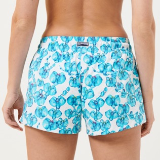 Women Others Printed - Women Swim Short Orchidees, White details view 2