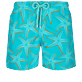 男款 Classic 印制 - 男士 1997 Starlettes 泳装, Ming blue 正面图