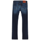 Homme AUTRES Uni - Jeans 5 Poches homme Coupe Droite, Med denim w2 vue de dos