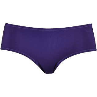 Mujer Braguitas Liso - Braguitas de bikini con estampado Solid Water para mujer, Amatista front Mujer Braguitas Liso - Braguitas de bikini con estampado Solid Water para mujer, Amatista front
