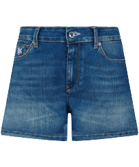 Women Others Solid - , Light denim w3 front view