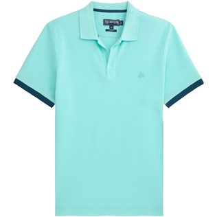 Uomo Altri Unita - Polo in piquet di cotone, Laguna front Uomo Altri Unita - Polo in piquet di cotone, Laguna front