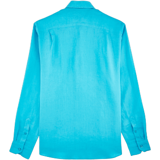 Men Others Solid - Men Linen Shirt Solid, Curacao back Men Others Solid - Men Linen Shirt Solid, Curacao back