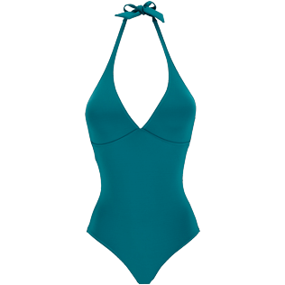 Women One piece Solid - Women shaping one piece swimsuit Solid, Pine wood front Women One piece Solid - Women shaping one piece swimsuit Solid, Pine wood front