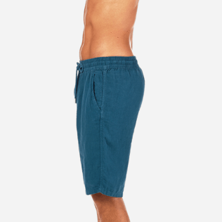 Men Others Solid - Men Italian Pockets Linen Bermuda Shorts Solid, Spray supp3 Men Others Solid - Men Italian Pockets Linen Bermuda Shorts Solid, Spray supp3
