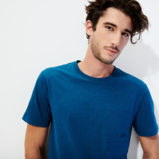 Hombre Autros Liso - Camiseta de algodón orgánico de color liso para hombre, Goa supp1 Hombre Autros Liso - Camiseta de algodón orgánico de color liso para hombre, Goa supp1