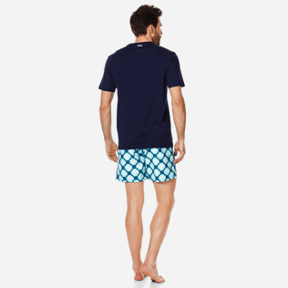 Men Others Solid - Men Pima Cotton Jersey T-Shirt Solid, Navy backworn Men Others Solid - Men Pima Cotton Jersey T-Shirt Solid, Navy backworn