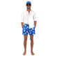 Men Swimtrunk and Shirt Crystal Turtle Look, front Men Swimtrunk and Shirt Crystal Turtle Look, front