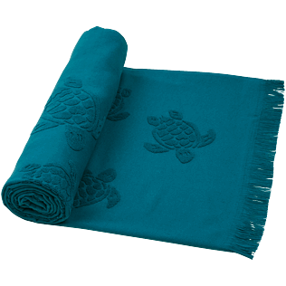 Others Solid - Beach Towel Fouta Jacquard Tortues, Spray frontworn Others Solid - Beach Towel Fouta Jacquard Tortues, Spray frontworn