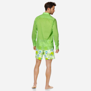 Andere Uni - Unisex Solid Hemd aus Baumwollschleier, Grass green backworn Andere Uni - Unisex Solid Hemd aus Baumwollschleier, Grass green backworn