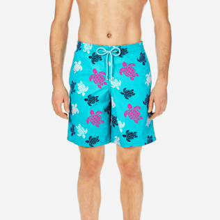 Men Long Printed - Men Long Swimtrunks Multicolor Turtles, Curacao supp1 Men Long Printed - Men Long Swimtrunks Multicolor Turtles, Curacao supp1