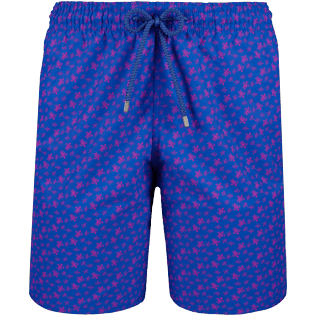 Hombre Clásico largon Estampado - Bañador de corte largo con estampado Micro Ronde Des Tortues para hombre, Mar azul front Hombre Clásico largon Estampado - Bañador de corte largo con estampado Micro Ronde Des Tortues para hombre, Mar azul front