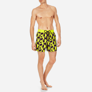 Homme Classique Moorea Imprimé - Maillot de bain Homme Happy Monkey Flocké, Chartreuse frontworn Homme Classique Moorea Imprimé - Maillot de bain Homme Happy Monkey Flocké, Chartreuse frontworn