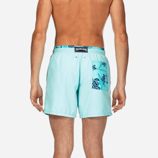 Hombres Corte Clásico Liso - Bañador con estampado bicolor Starlettes et Turtles, Laguna supp2 Hombres Corte Clásico Liso - Bañador con estampado bicolor Starlettes et Turtles, Laguna supp2