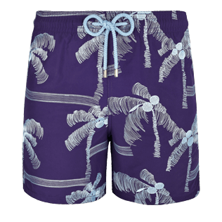 Hombre Bordados Bordado - Bañador con bordado Palmiers para hombre - Edición Limitada, Amatista front Hombre Bordados Bordado - Bañador con bordado Palmiers para hombre - Edición Limitada, Amatista front