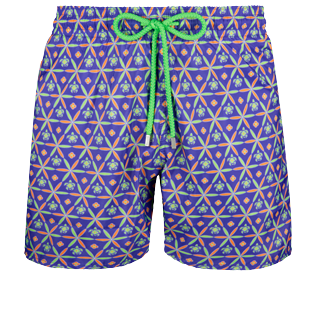 Hombre Clásico ultra ligero Estampado - Bañador ultraligero y plegable Indian Ceramic para hombre, Madras front Hombre Clásico ultra ligero Estampado - Bañador ultraligero y plegable Indian Ceramic para hombre, Madras front