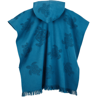 Towels Solid - Kids Beach Poncho in Cotton Turtles Jacquard, Spray back Towels Solid - Kids Beach Poncho in Cotton Turtles Jacquard, Spray back