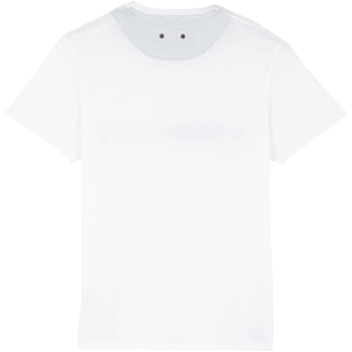 T-Shirt mit Vintage-Vilebrequin-Logo für Herren Weiss Rückansicht