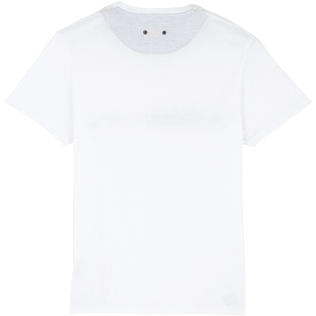 Hombre Autros Liso - Camiseta con logotipo de Vilebrequin retro para hombre, Blanco back Hombre Autros Liso - Camiseta con logotipo de Vilebrequin retro para hombre, Blanco back
