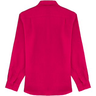 Herren Andere Uni - Solid Hemd aus Leinen für Herren, Stachelbeerenrot back Herren Andere Uni - Solid Hemd aus Leinen für Herren, Stachelbeerenrot back