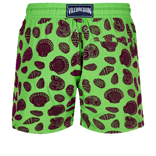 男款 Ultra-light classique 印制 - 男士 Shell Game 超轻可折叠泳裤, Neon green back 男款 Ultra-light classique 印制 - 男士 Shell Game 超轻可折叠泳裤, Neon green back
