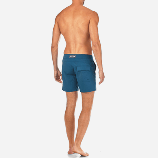 Herren Körpernahe Passform Uni - Kurze und figurbetonte Solid Stretch-Bademode für Herren, Gischt backworn Herren Körpernahe Passform Uni - Kurze und figurbetonte Solid Stretch-Bademode für Herren, Gischt backworn