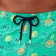 Men Classic Embroidered - Men Swim Trunks Embroidered 1994 Presse-Citron - Limited Edition, Veronese green details view 1