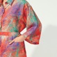 Femme AUTRES Imprimé - Robe chemise saharienne femme en Lin et Coton Plumes, Goyave vue de détail 1
