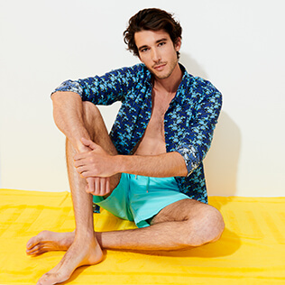Others Solid - Beach Towel in terry cloth Solid Jacquard, Safran supp1 Others Solid - Beach Towel in terry cloth Solid Jacquard, Safran supp1