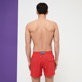 Men Stretch classic Printed - Men Stretch Swimwear Micro Ronde Des Tortues, Peppers back worn view