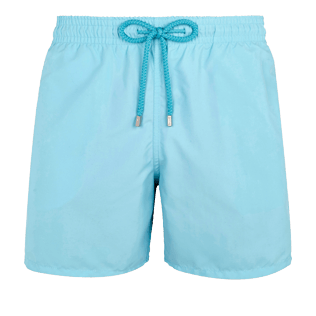 Men Classic Solid - Men Swim Trunks Solid, Acqua front Men Classic Solid - Men Swim Trunks Solid, Acqua front