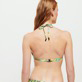Women Fitted Printed - Women Halter Bikini Top Jungle Rousseau, Ginger details view 5