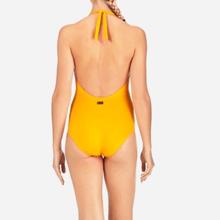 Donna Costume Intero Unita - Costume intero sagomato tinta unita, Curcuma supp2 Donna Costume Intero Unita - Costume intero sagomato tinta unita, Curcuma supp2