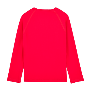 Others Printed - Unisex Kidss Long Sleeves Rashguards Solid, Red polish back Others Printed - Unisex Kidss Long Sleeves Rashguards Solid, Red polish back