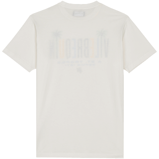Uomo Altri Stampato - T-shirt uomo in cotone Vilebrequin Palms, Off white vista posteriore