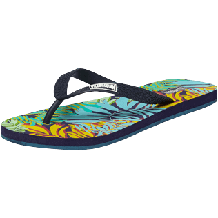Men Others Printed - Men Flip Flops Jungle, Midnight blue back Men Others Printed - Men Flip Flops Jungle, Midnight blue back