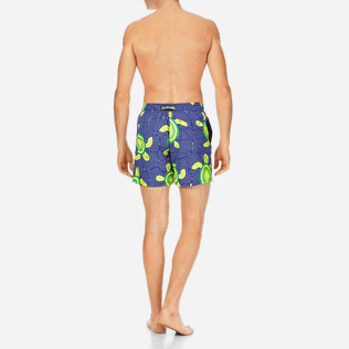 Hombre Clásico Estampado - Bañador con estampado Mosaic Turtles para hombre, Azul neptuno backworn Hombre Clásico Estampado - Bañador con estampado Mosaic Turtles para hombre, Azul neptuno backworn