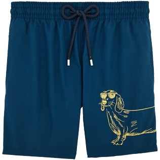 Homme Classique Moorea Brodé - Maillot de bain brodé Sunny Dog, Embruns front Homme Classique Moorea Brodé - Maillot de bain brodé Sunny Dog, Embruns front