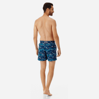 Herren Bestickte Bestickt - Ostend Badehose mit Stickarbeiten für Herren – Limitierte Serie, Gischt backworn Herren Bestickte Bestickt - Ostend Badehose mit Stickarbeiten für Herren – Limitierte Serie, Gischt backworn