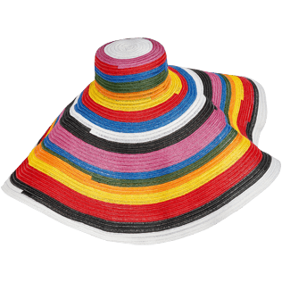 Damen Andere Uni - Mehrfarbiger, übergroßer Schlapphut für Damen – Vilebrequin x JCC+ – Limitierte Serie, Multicolor front Damen Andere Uni - Mehrfarbiger, übergroßer Schlapphut für Damen – Vilebrequin x JCC+ – Limitierte Serie, Multicolor front