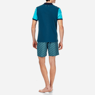Men Polos Solid - Multicolor Cotton pique polo, Unique backworn Men Polos Solid - Multicolor Cotton pique polo, Unique backworn