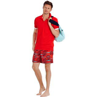 Men Others Solid - Men Cotton Polo Shirt Solid, Medicis red supp2 Men Others Solid - Men Cotton Polo Shirt Solid, Medicis red supp2