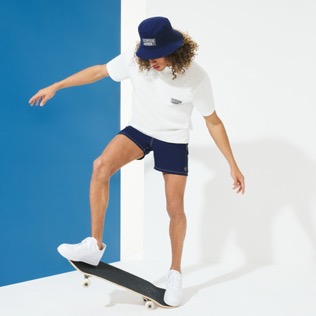 Herren Andere Bedruckt - LA/St-Tropez T-Shirt für Herren - Vilebrequin x Highsnobiety, Weiss supp1 Herren Andere Bedruckt - LA/St-Tropez T-Shirt für Herren - Vilebrequin x Highsnobiety, Weiss supp1