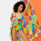 Holi Party Look für Damen, front Holi Party Look für Damen, front