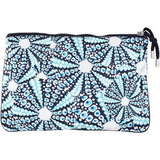 Others Printed - Zipped Beach Pouch Oursinade, Navy back Others Printed - Zipped Beach Pouch Oursinade, Navy back