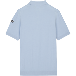 Herren Andere Uni - Leichtes Baumwoll-Polohemd für Herren, Pastelblau Rückansicht