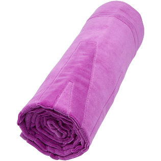 Others Solid - Beach Towel in terry cloth Solid Jacquard, Orchid front Others Solid - Beach Towel in terry cloth Solid Jacquard, Orchid front