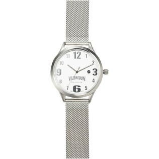 Andere Uni - Metal Mesh Silver Watch, Silber front Andere Uni - Metal Mesh Silver Watch, Silber front