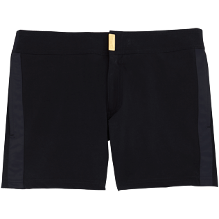 Uomo Cintura piatta Unita - Costume da bagno aderente Smoking Tuxedo, Nero front Uomo Cintura piatta Unita - Costume da bagno aderente Smoking Tuxedo, Nero front